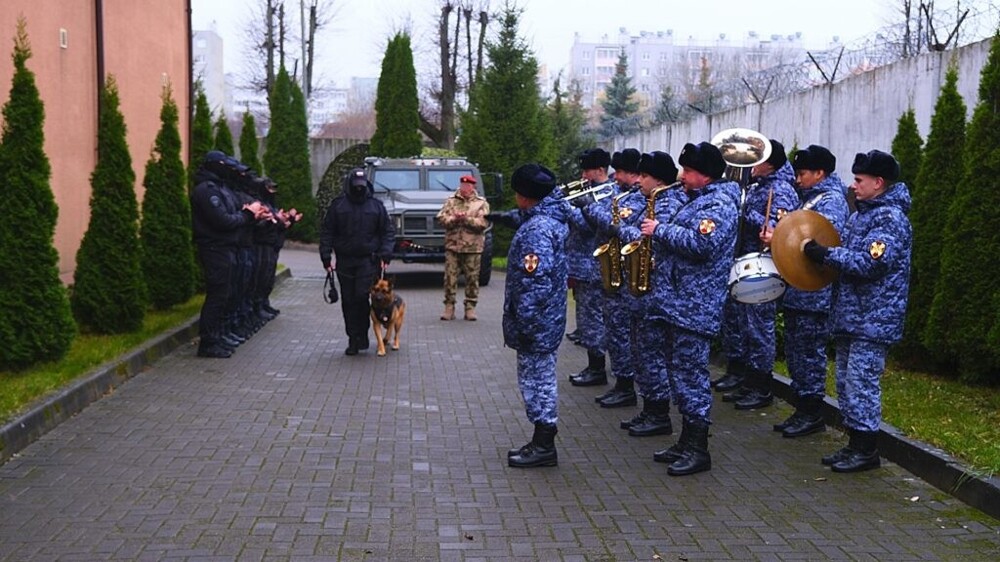 Проводы служебной собаки на пенсию в Калининграде