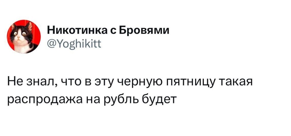 Оказывается, это скидка на рубль в честь чёрной пятницы