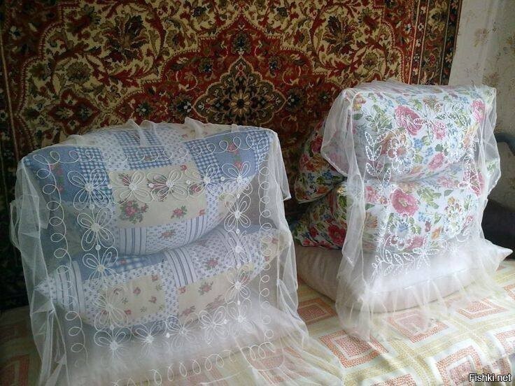 Подушки, как символ домашнего уюта в СССР