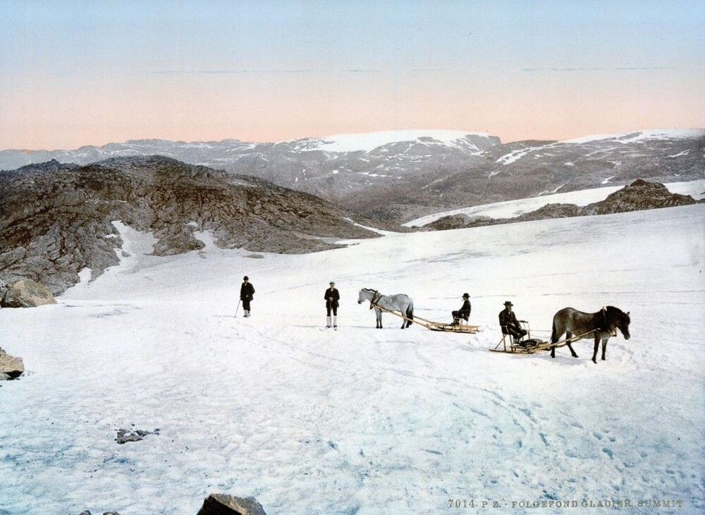 16. Ледник Фолгефонн, Хордаланн, Норвегия, 1897