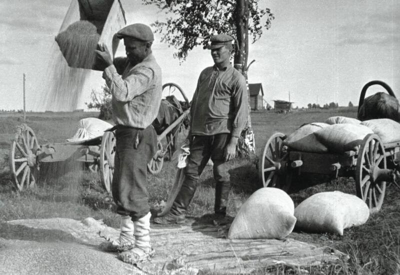 "Бедный и зажиточный". Аркадий Шишкин, 1928 год, Вятская губ.