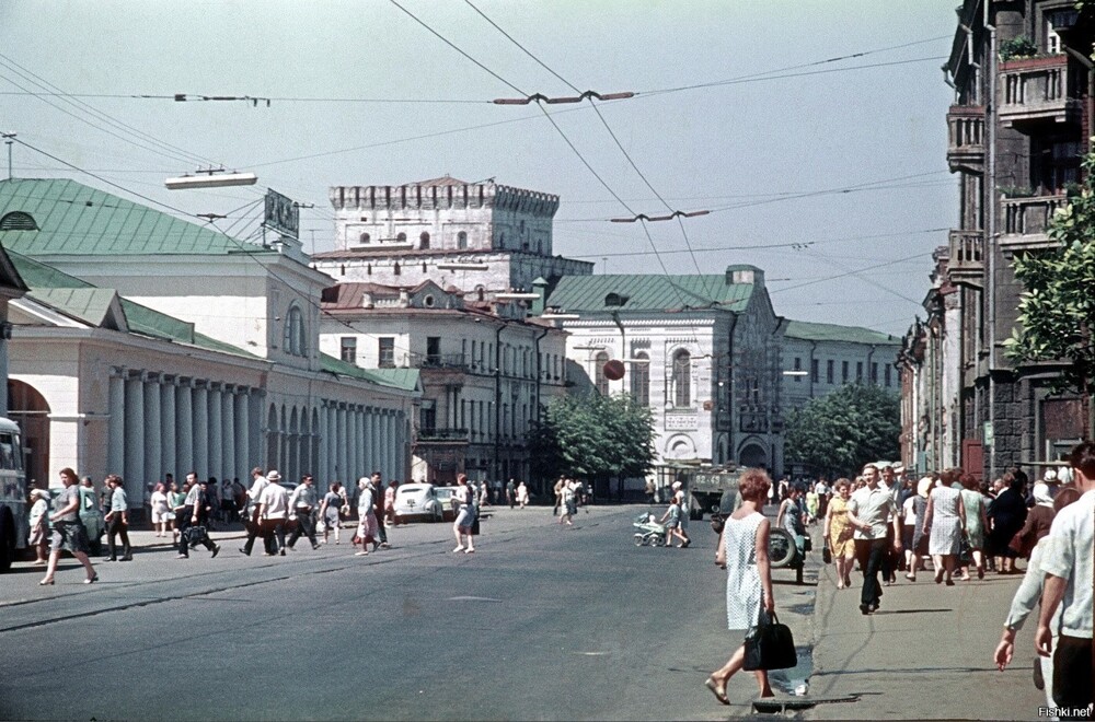 Пeрвомайская улица в Ярoславле, 1973 гᴏд