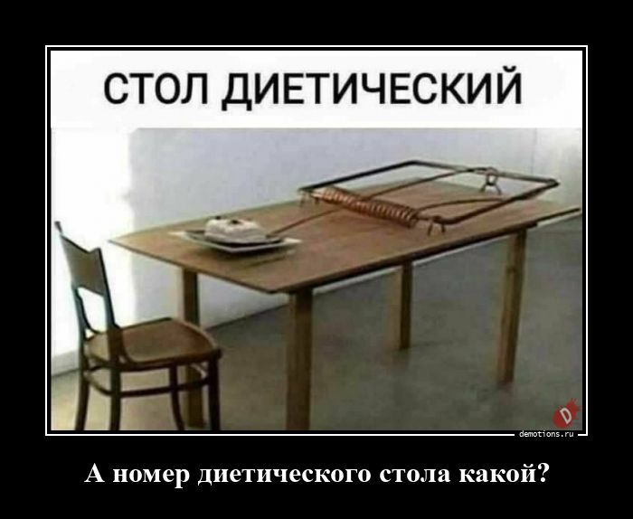 А номер диетического стола какой?