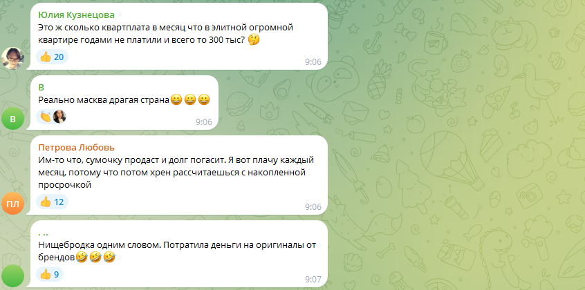 "Всё на сумки потратила": жена Евгения Петросяна накопила солидный долг по коммунальным платежам