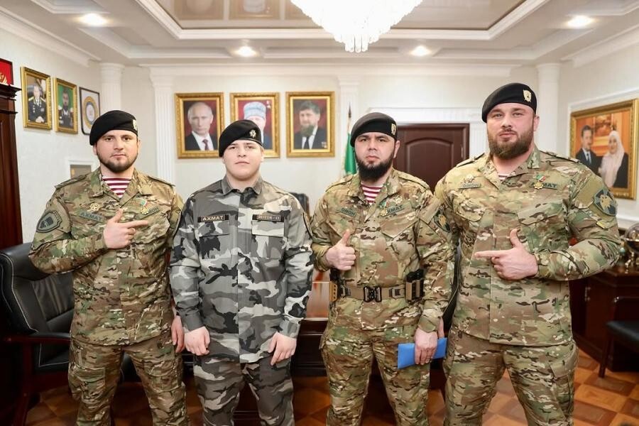 Адам Кадыров получил новую награду - знак ОМОН