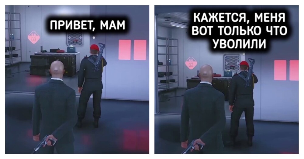 История случайного неигрового персонажа в игре Hitman