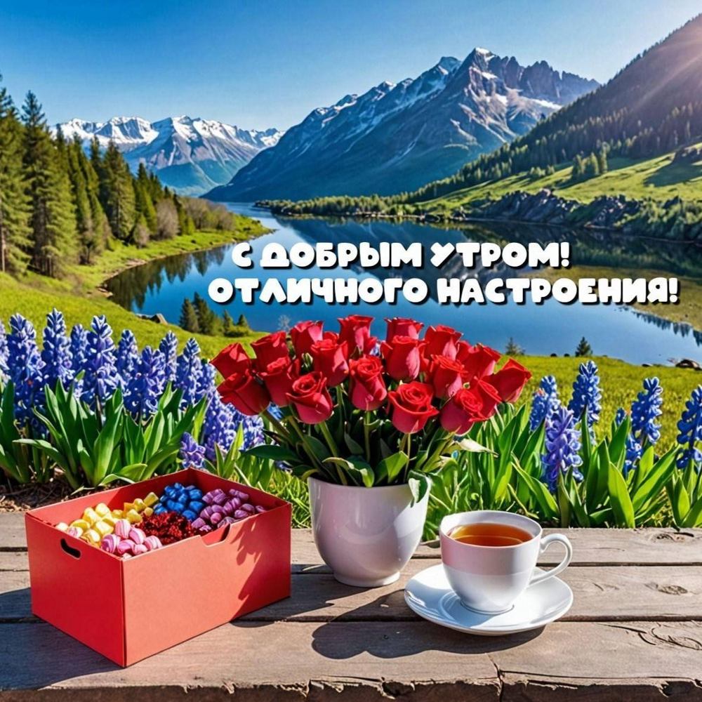 Доброе утро:  картинки и пожелания