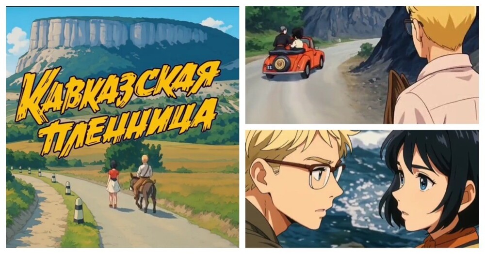 Если бы фильм «Кавказская пленница» создавала студия «Ghibli»