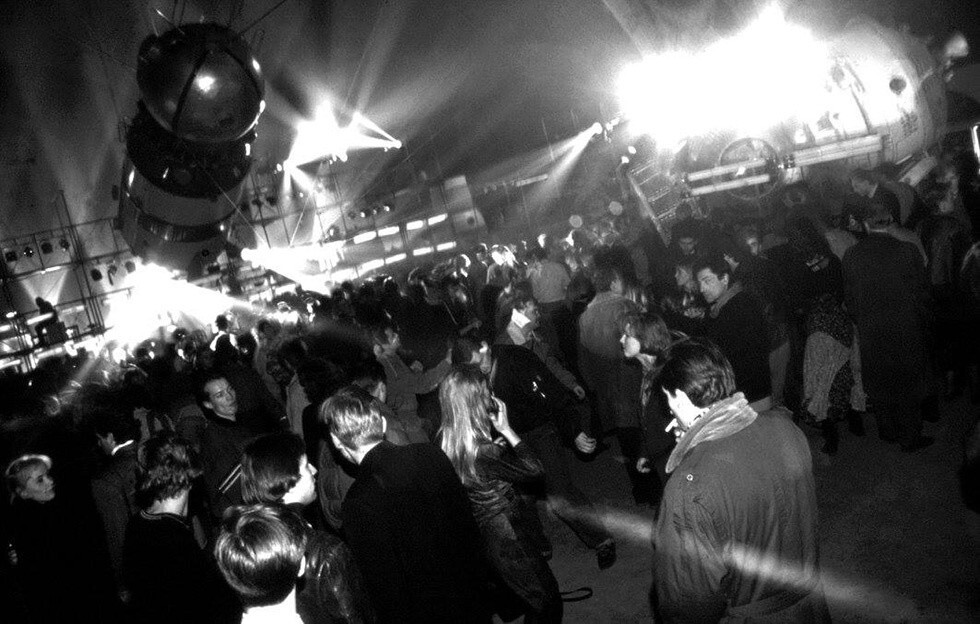 "Гагарин Party", павильон "Космос", ВДНХ, Москва, 1991 год