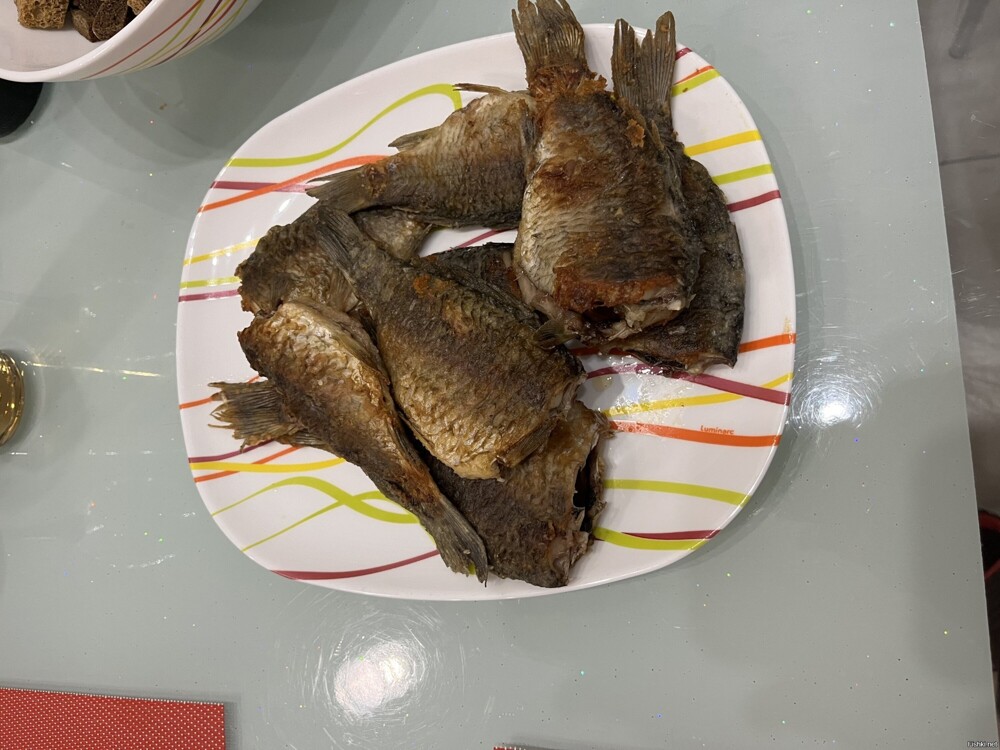 Карасик зашевелился