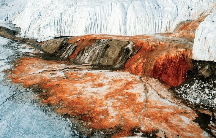 Кровавый водопад: затерянный мир во льдах Антарктиды