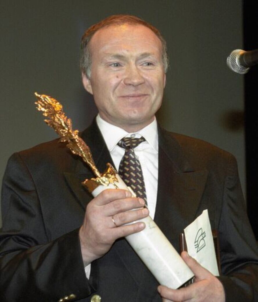 Актёр театра и кино Юрий Кузнецов, получивший приз за лучшую мужскую роль второго плана в фильме Алексея Балабанова "Брат".
