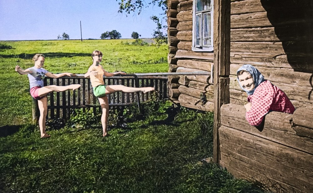 Подборка душевных и ярких фотографий деревенской жизни в СССР