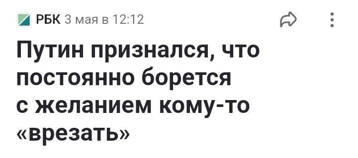 Лишь о политике