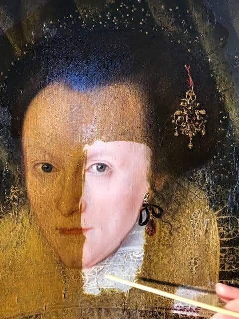 17. Реставрация 400-летней картины