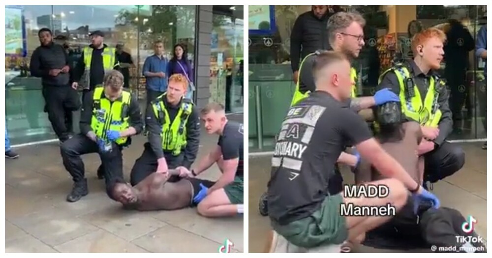 Нетолерантное задержание в Манчестере