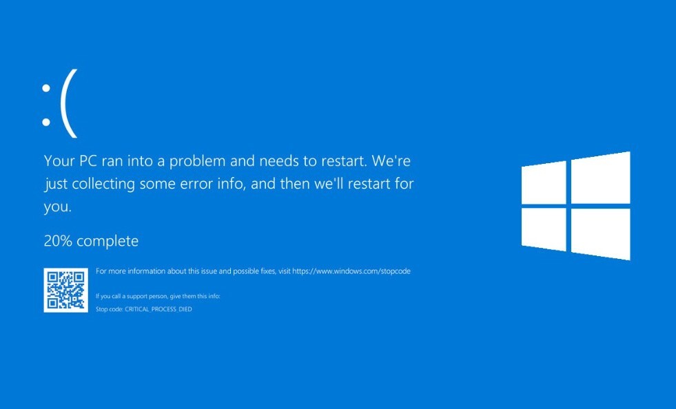 Microsoft обновила руководство по починке "синего экрана смерти"