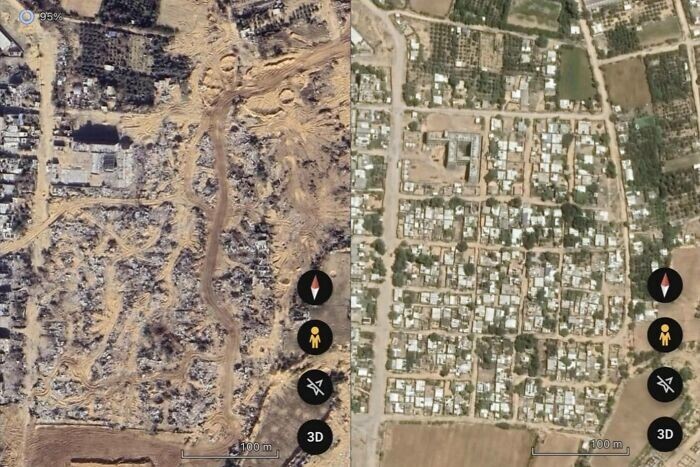 15. Google Earth начал обновлять изображения Газы