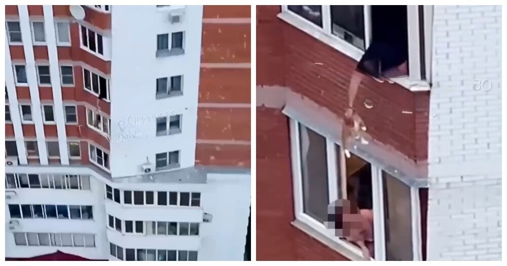 Мужчина пытался выкинуть своего кота из окна