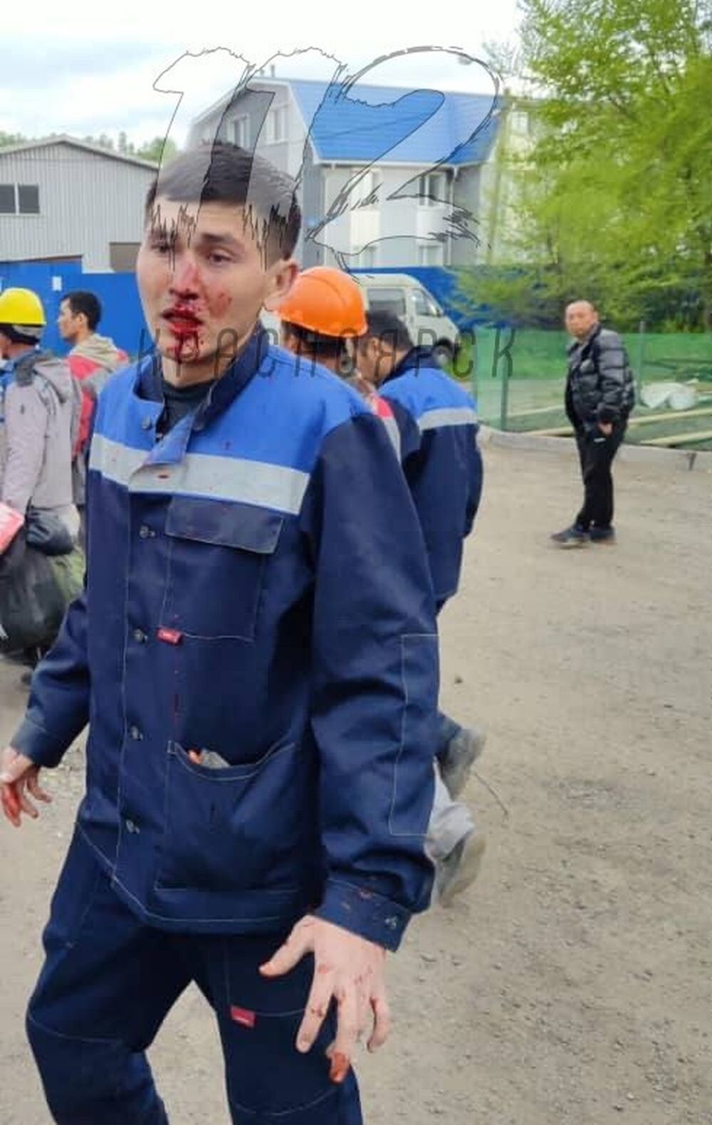 Рабочие устроили массовую драку в Красноярске