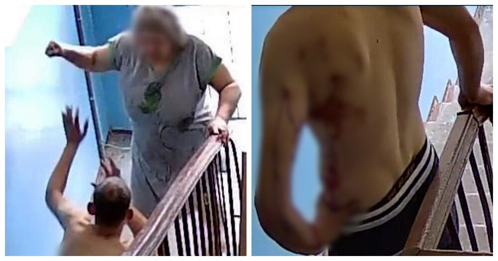 В Красноярском крае жена с ножом гоняла по подъезду мужа, который принёс маленькую зарплату