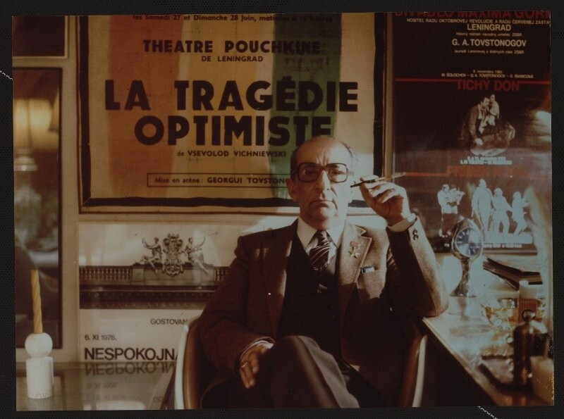 Георгий Товстоногов. 1980-е. Автор: Юрий Белинский.