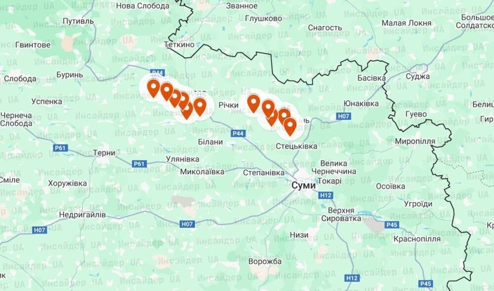 Принудительная эвакуация объявлена ещё в 11 населённых пунктах Сумской области из-за активного продвижения российской армии в рамках создания буферной зоны на границе