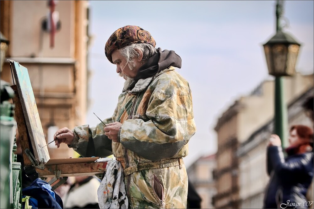 На Итальянском мостике...