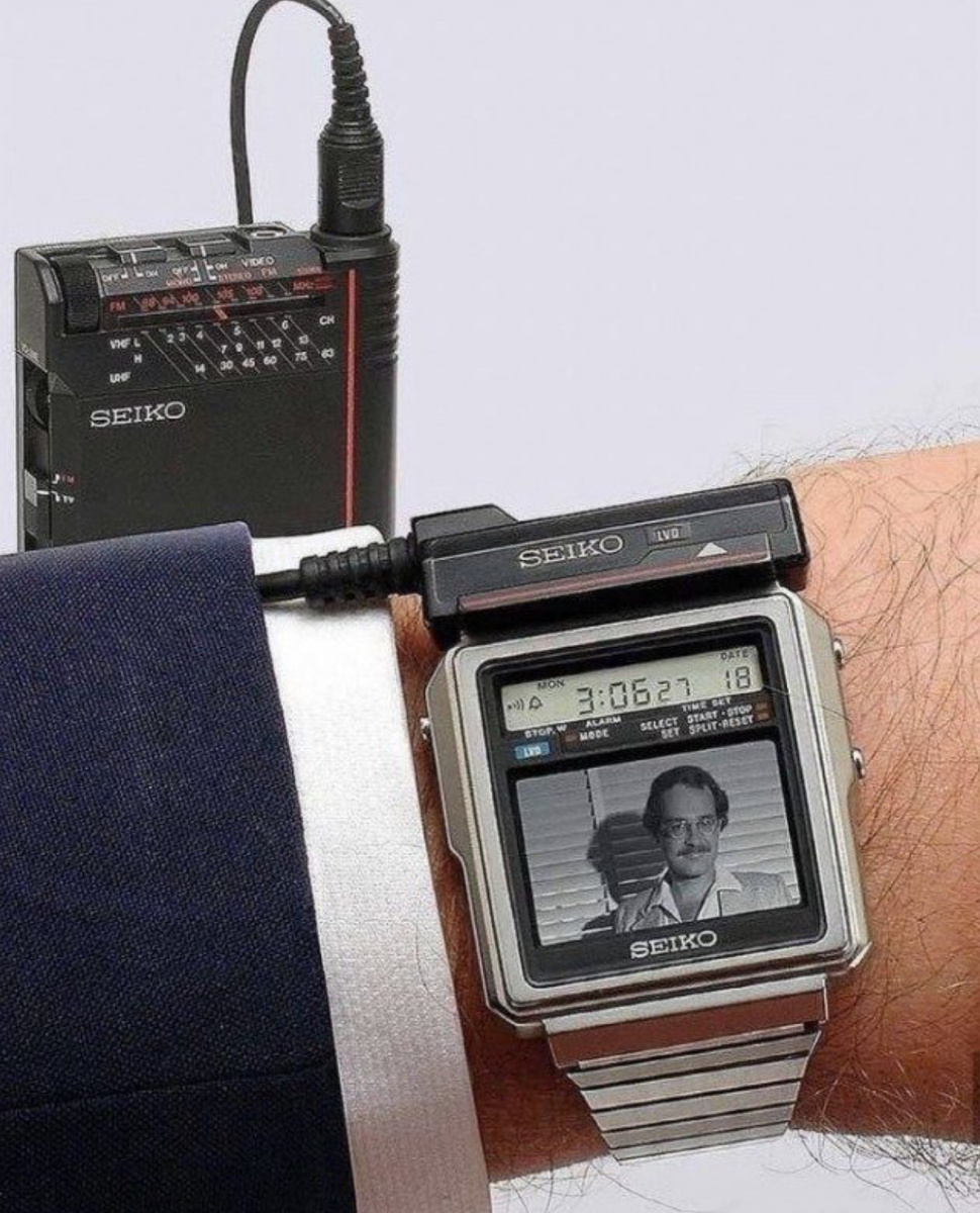 Японские часы Seiko TV, 1982-й