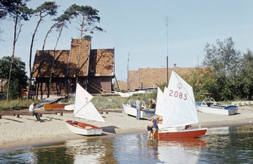 Лодочный клуб для детей, Нида, Литва, 1981-й