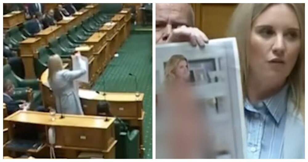 В Новой Зеландии депутат показала в парламенте свое обнажённое AI-фото
