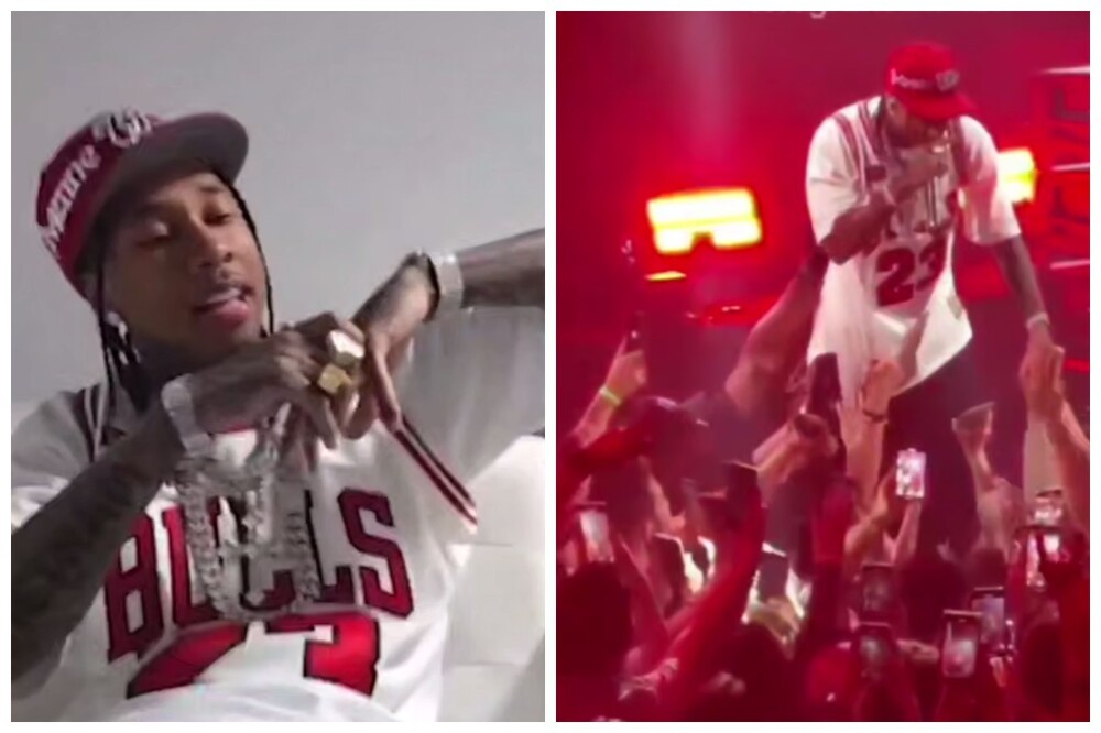 Американского рэпера Tyga чуть не обокрали во время его концерта в Москве