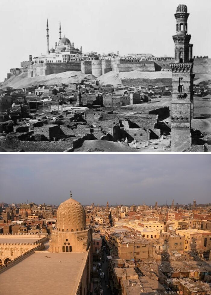 30. Каир, Египет, 1870 против 2019