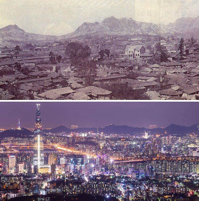 16. Сеул, Южная Корея, 1900 против 2016