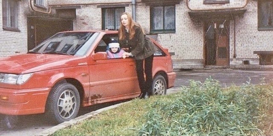 Мама с сыном, Санкт-Петербург. 1997 год