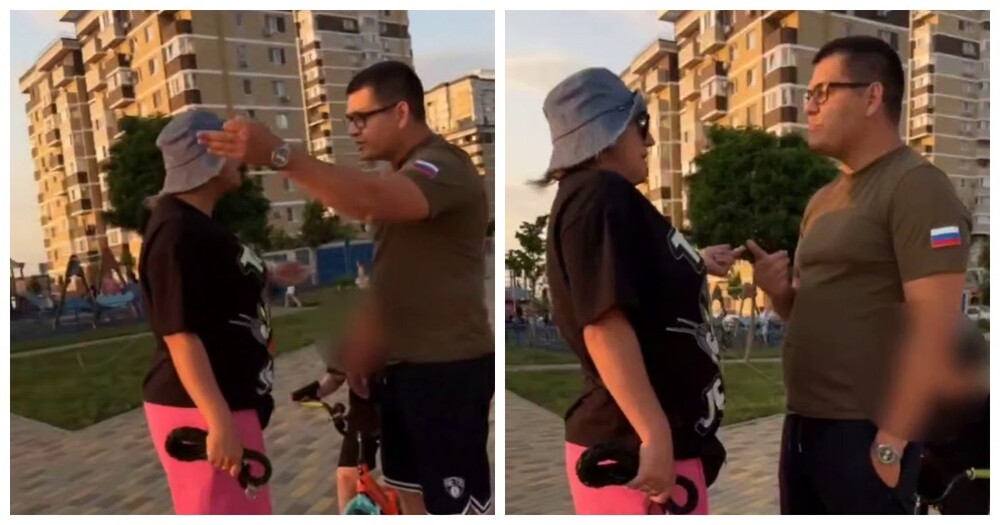 "Он хотел зарезать ножом мою собаку"