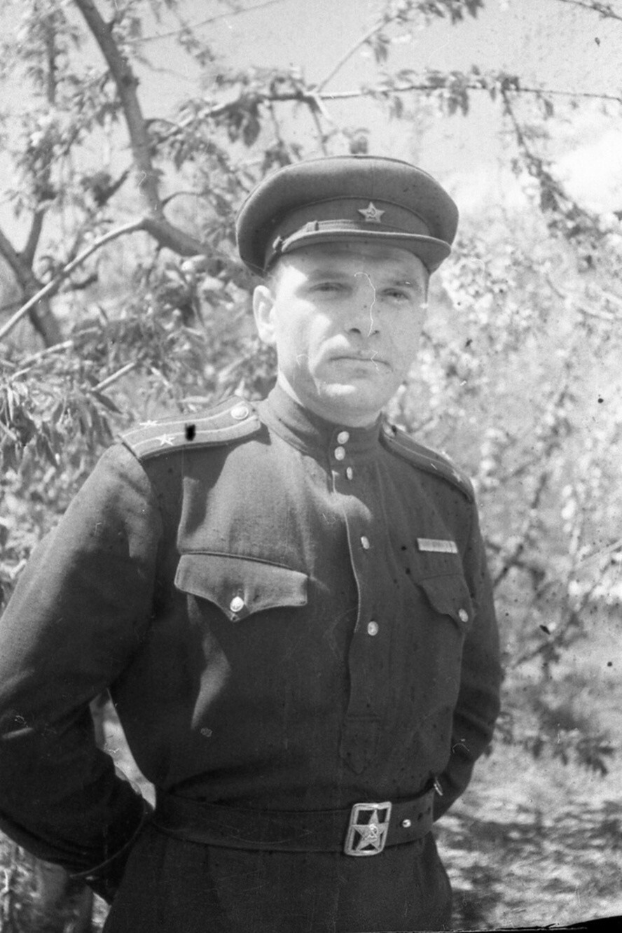 Командир 3-го района Георгий Северский. Апрель 1944 года.