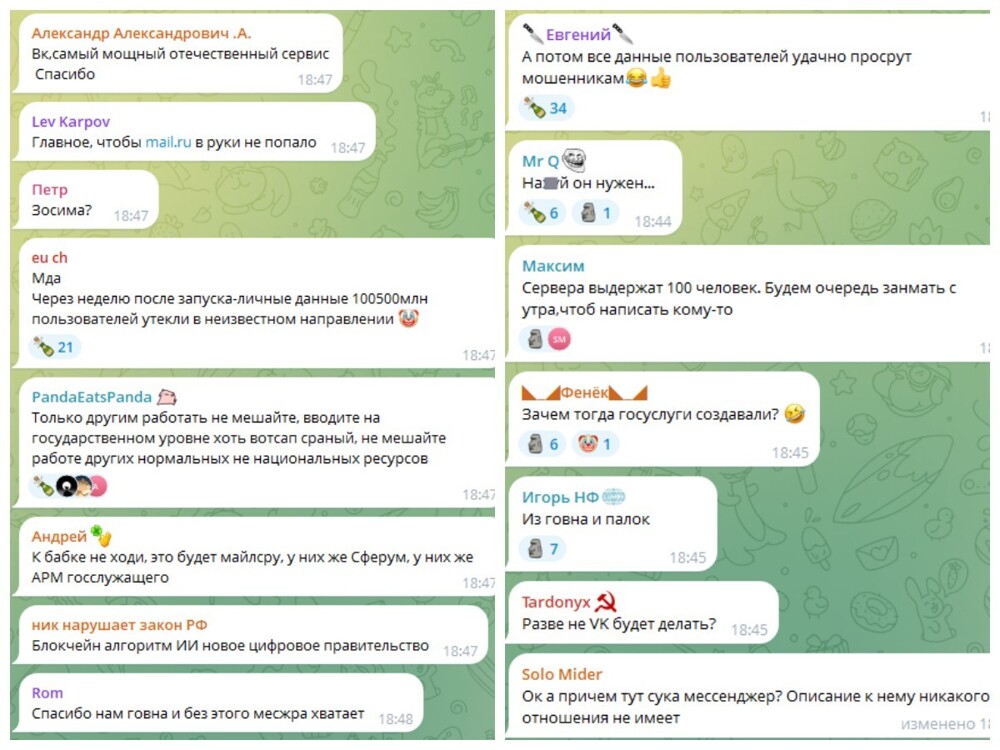 "Круче, чем Telegram": в РФ создадут национальный многофункциональный мессенджер на отечественном ПО