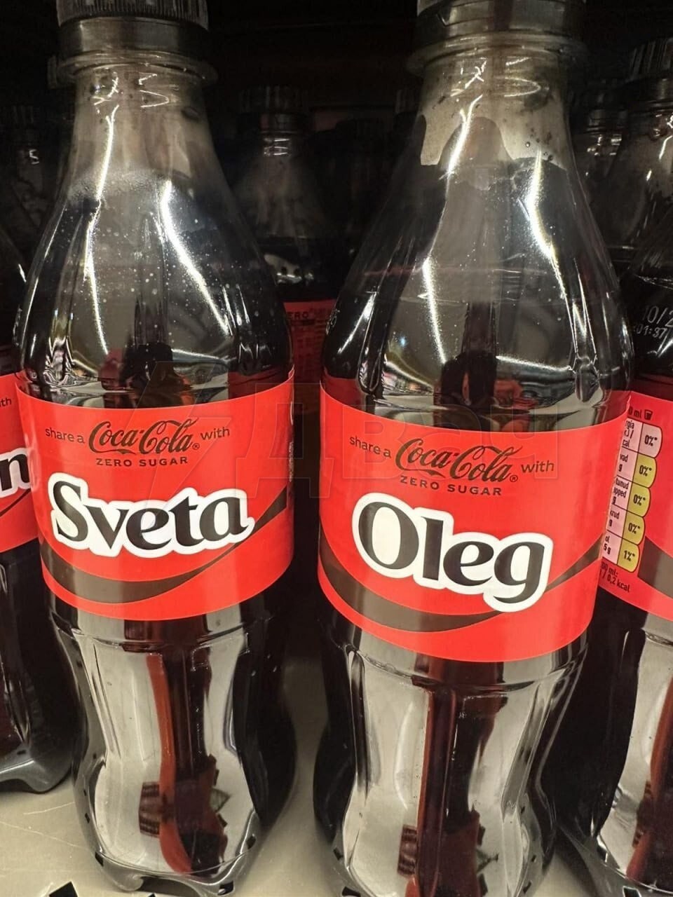 В Эстонии разгорелся скандал из-за бутылок Coca-Cola с русскими именами