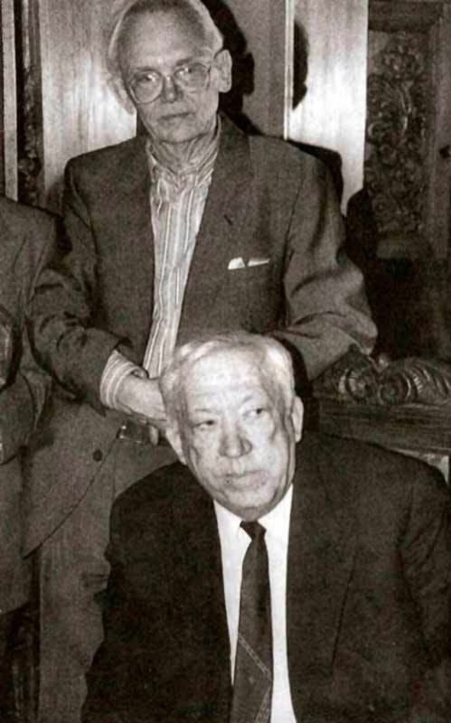 Леонид Гайдай и Юрий Никулин, 1993 год