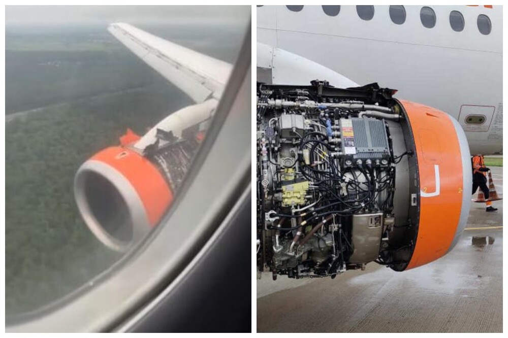 У Superjet-100 сразу после взлёта из аэропорта Москвы отпала часть обшивки