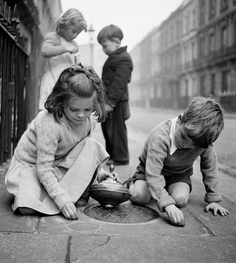 Тротуарное искусство, Лондон, 1956.