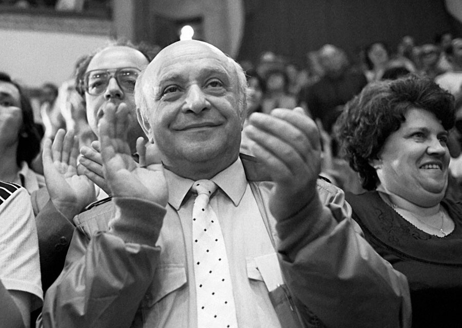 Ролан Быков в цирке на Цветном бульваре, 12 августа 1985 год