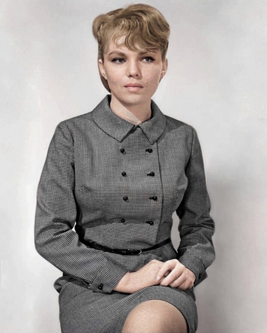 Валентина Теличкина на съёмках фильма «Зигзаг удачи», 1968 год