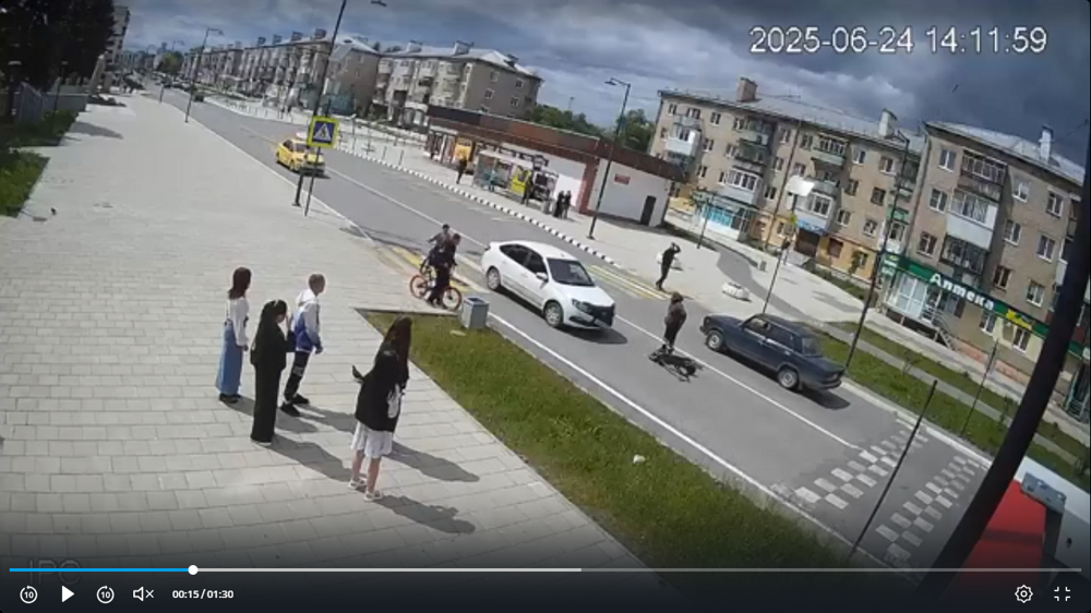ДТП на зебре с ребенком на самокате, кто виноват?