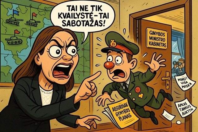 Министр обороны Довиле Шакалене отстранила от должности командующего военной разведкой полковника Элегиюса Паулавичюса