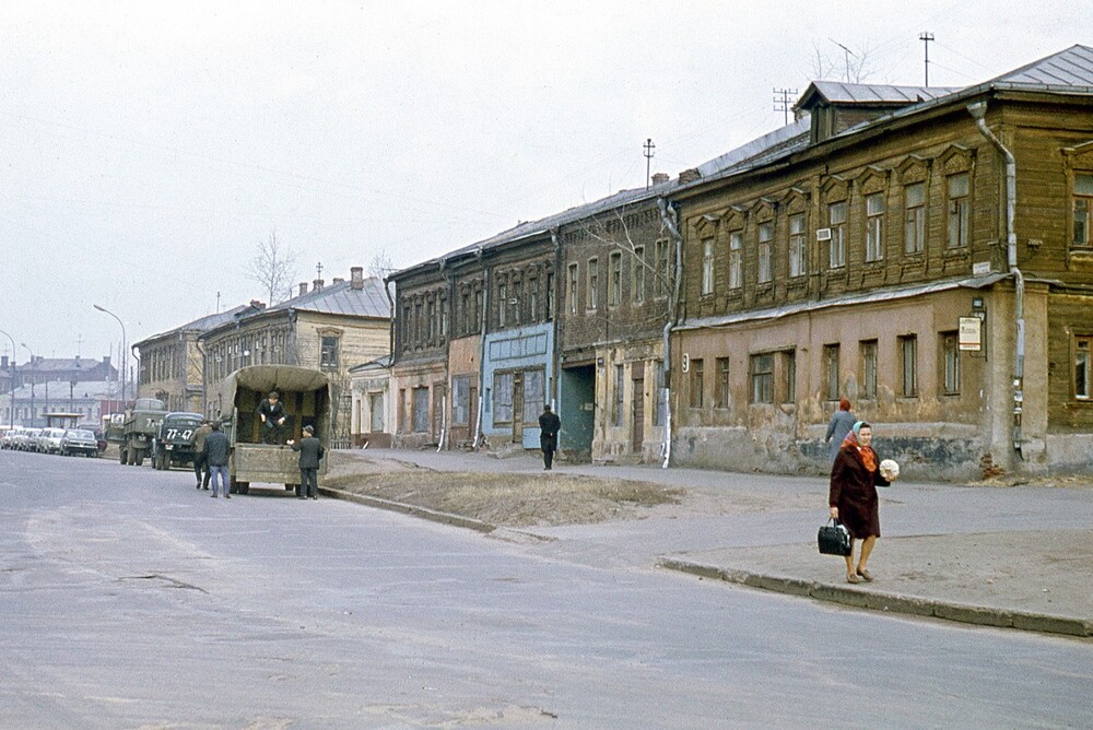 Москва, которая исчезла. Старые дома у Абельмановской заставы на улице Талалихина.