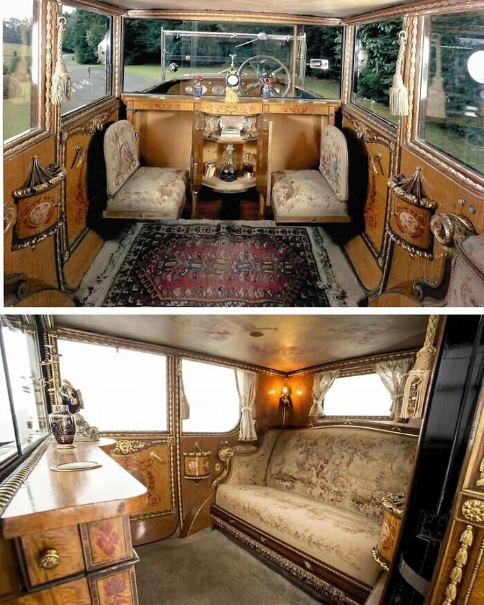 25. Интерьер автомобиля Rolls Royce Phantom 1926 года выпуска