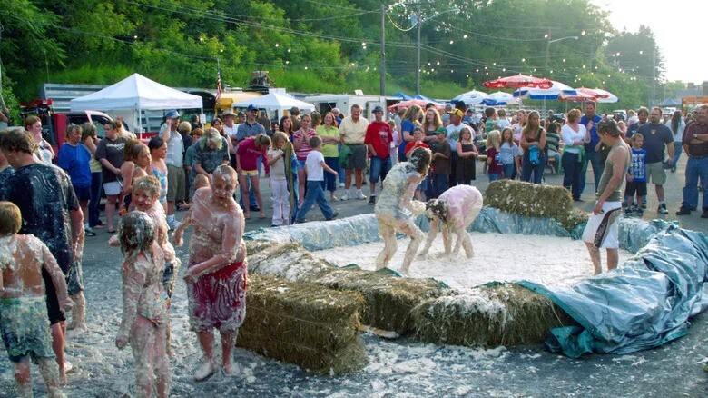 3. Борьба в картофельном пюре (США)