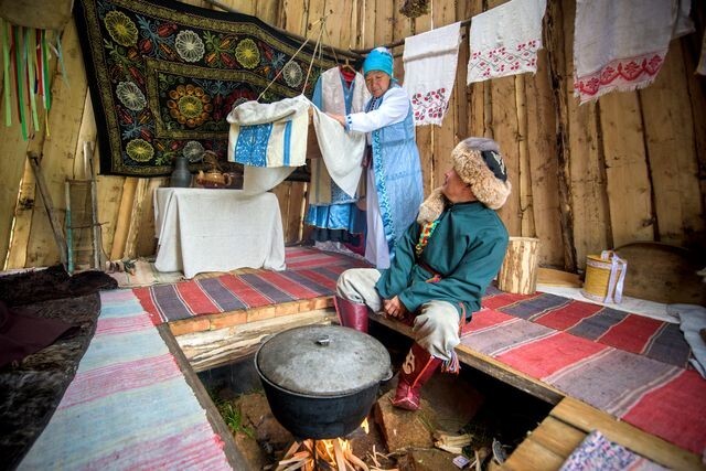 Кумандинцы, люди-лебеди
